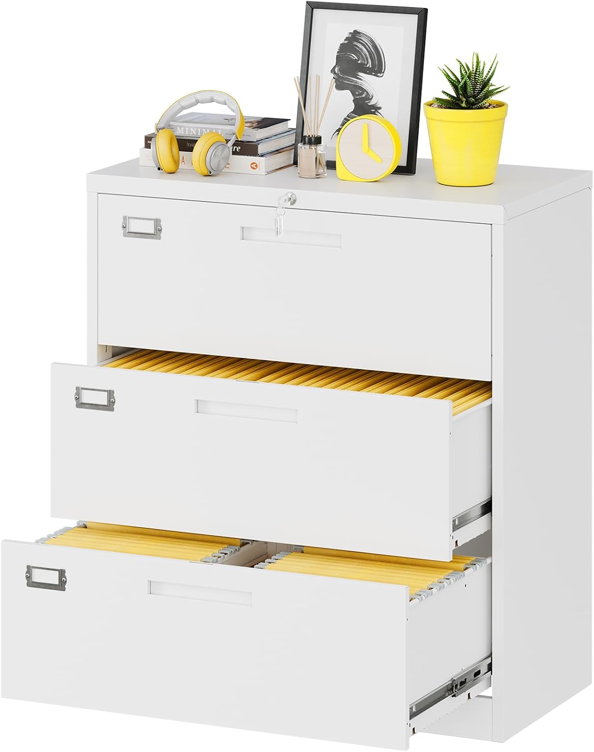 Credenza Office Storage - خزانة ملفات جانبية، منظم ملفات معدني