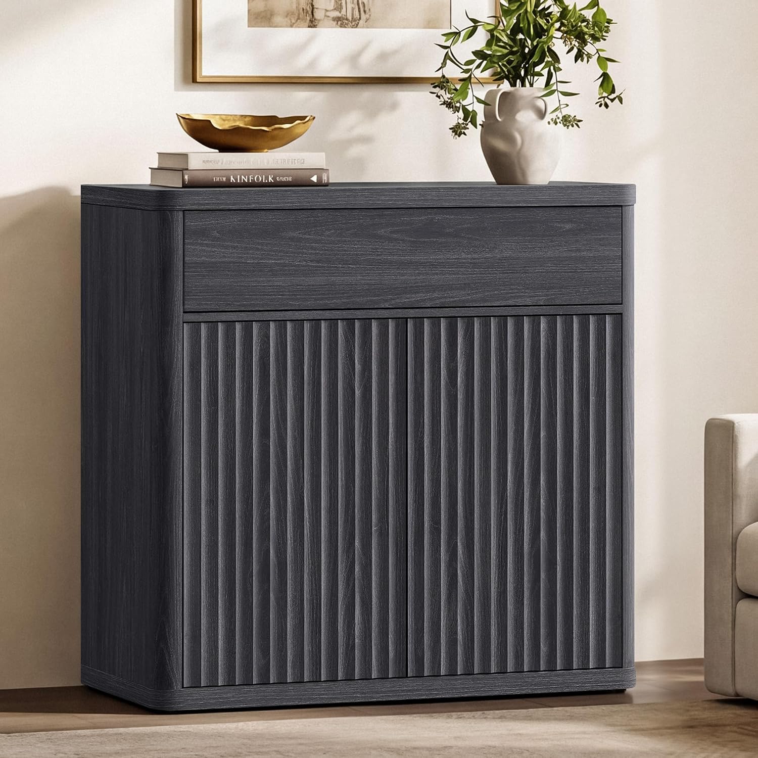 Credenza Office Storage - خزانة جانبية عصرية بطول 34.6 بوصة