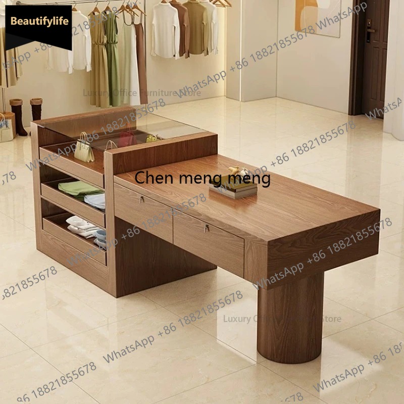 Office Furniture Store - طاولة عرض D80 عصرية بسيطة على