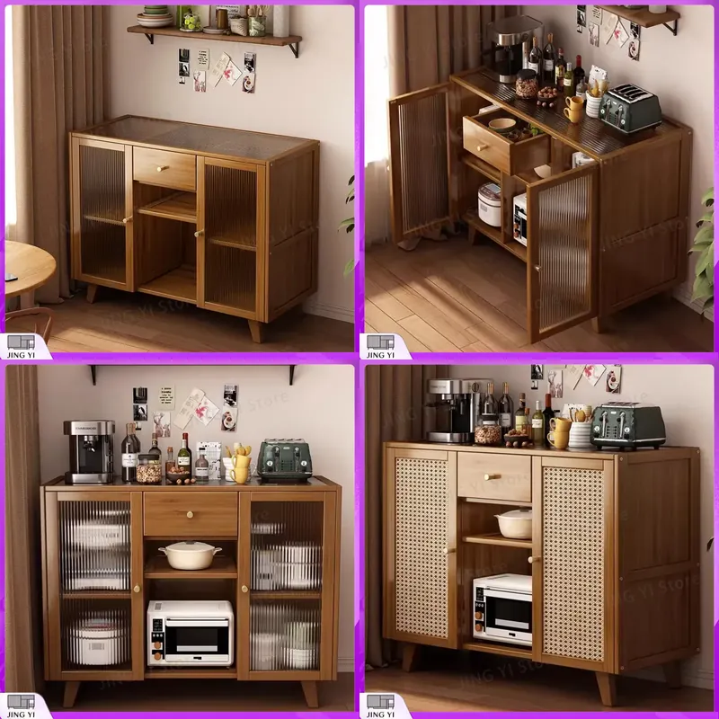 Credenza Office Storage - خزانة مطبخ خشبية متعددة الاستخدامات للتخزين