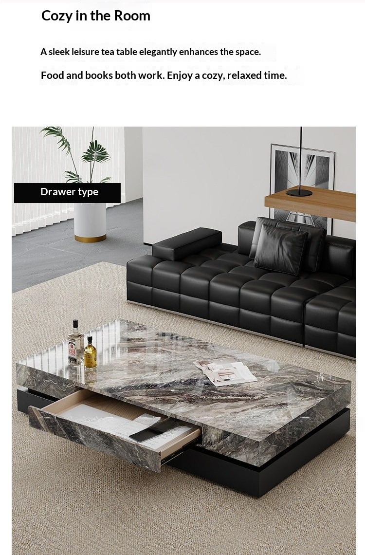 طاولة شاي من الرخام الأسود مخص - مراجعة Office Furniture Custom وسعره