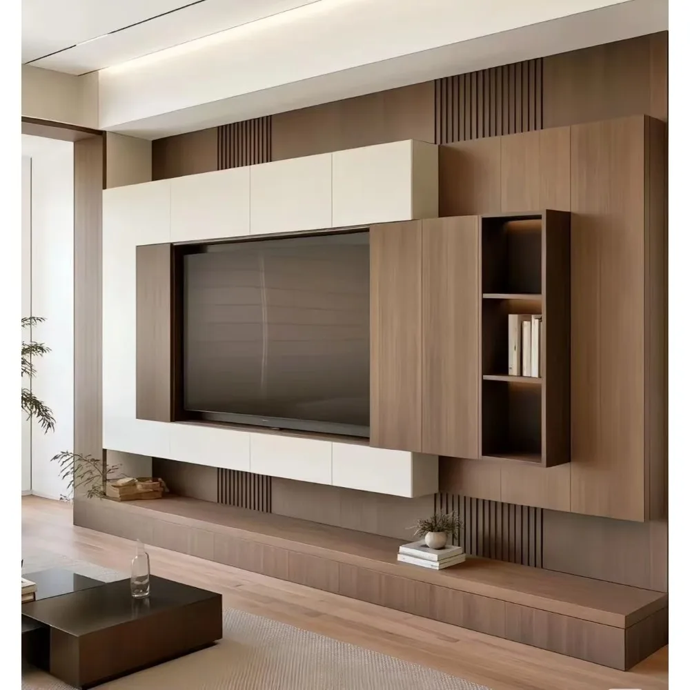 خزانة تلفزيون خشبية عصرية مخصص - مراجعة Office Furniture Custom وسعره