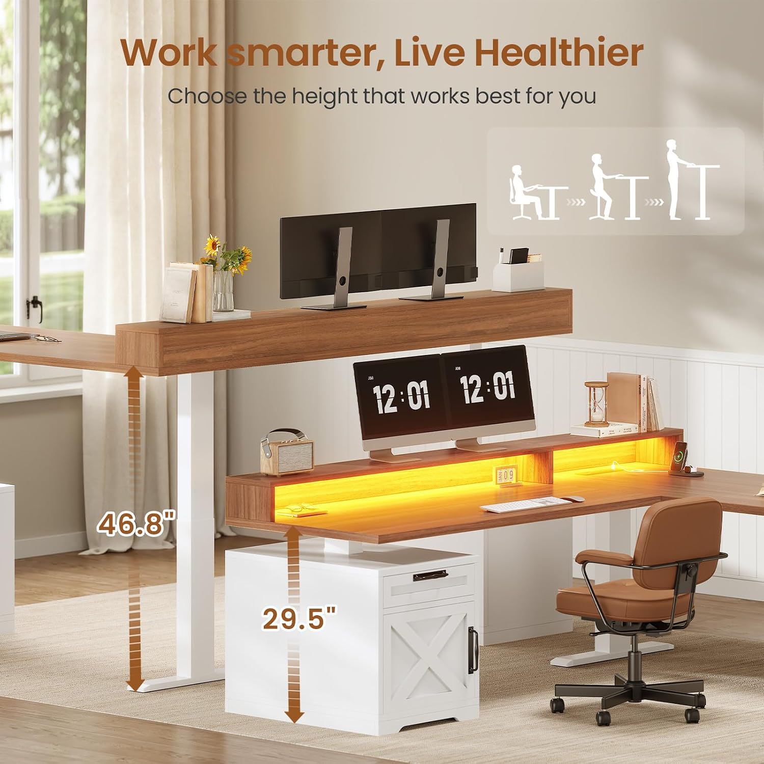 مكتب قائم على شكل حرف L قابل ل - مراجعة Office Furniture Custom وسعره