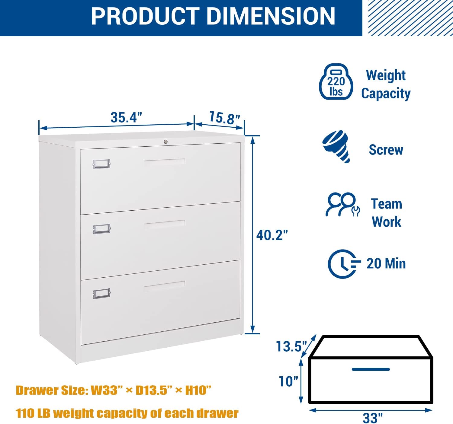 خزانة ملفات جانبية، منظم ملفات - مراجعة Credenza Office Storage وسعره