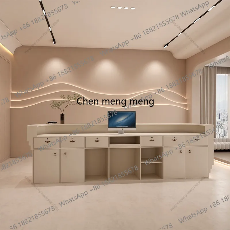 D5556 منضدة كاشير بتصميم نوردي - مراجعة Office Furniture Store وسعره
