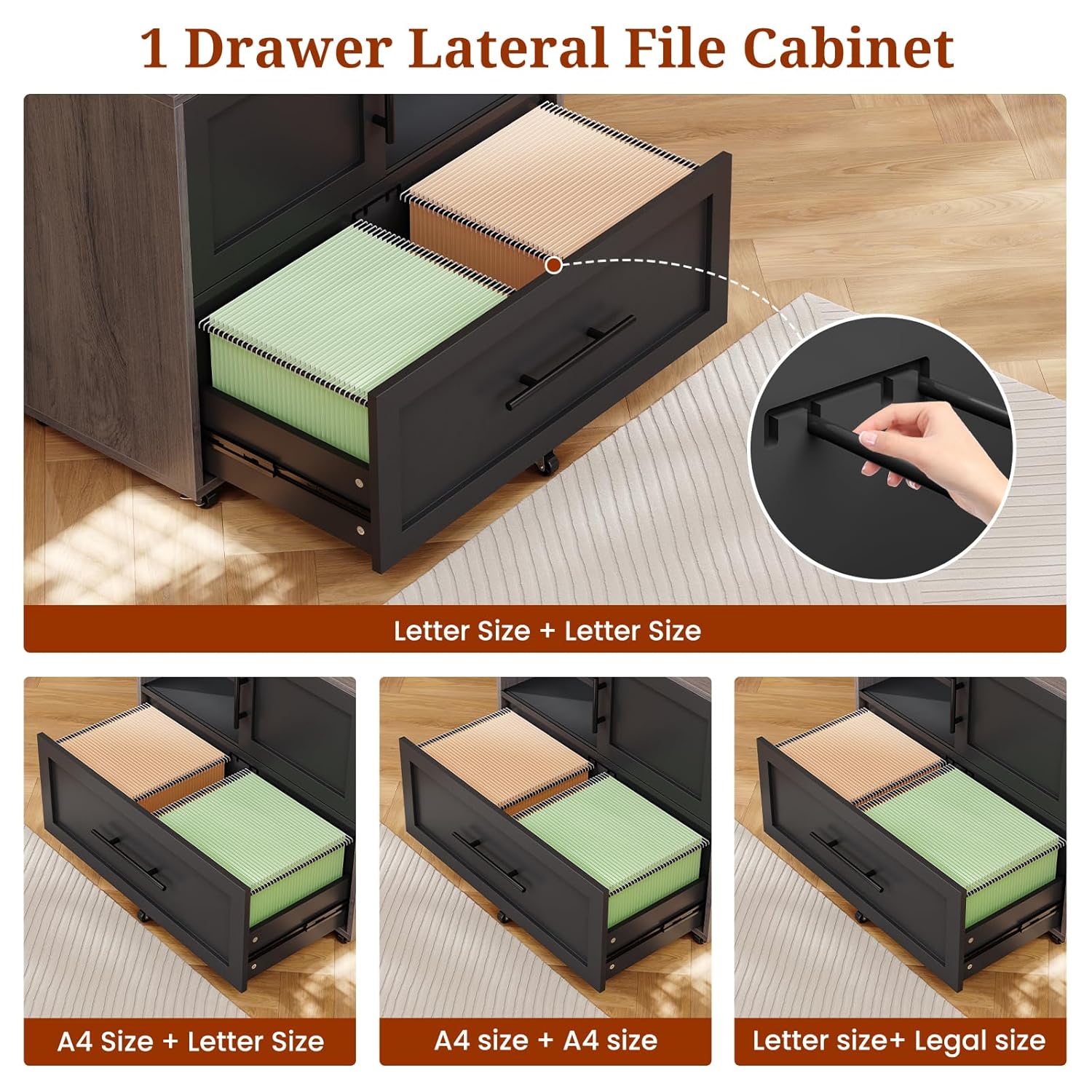 مكتب تنفيذي بطول 63 بوصة مع خز - مراجعة Office Furniture Custom وسعره