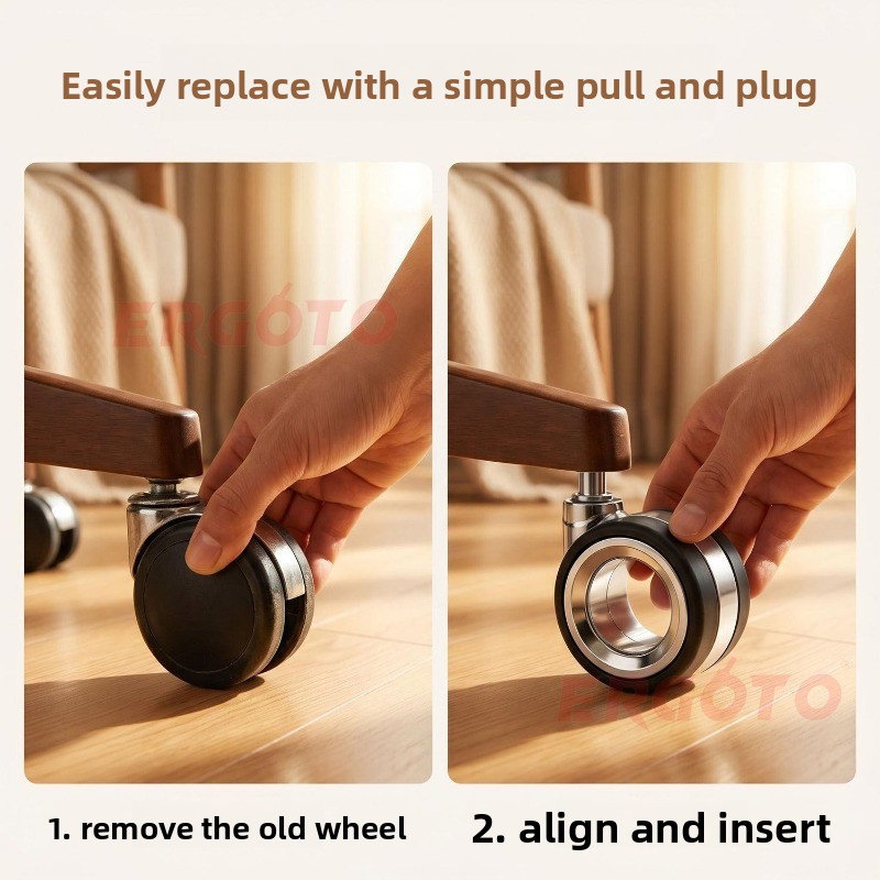 عجلات دوارة عالمية من نوع السي - مراجعة Office Furniture Hardware وسعره