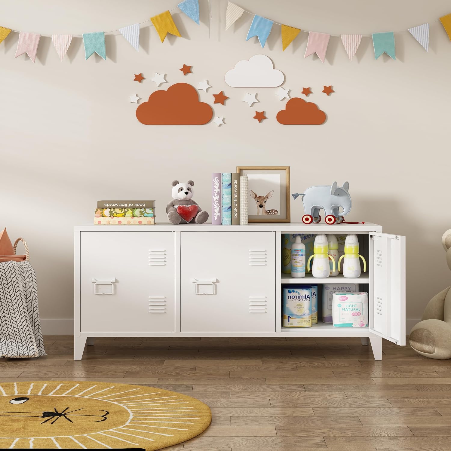 حامل تلفزيون عصري، خزانة تخزين - مراجعة Credenza Office Storage وسعره