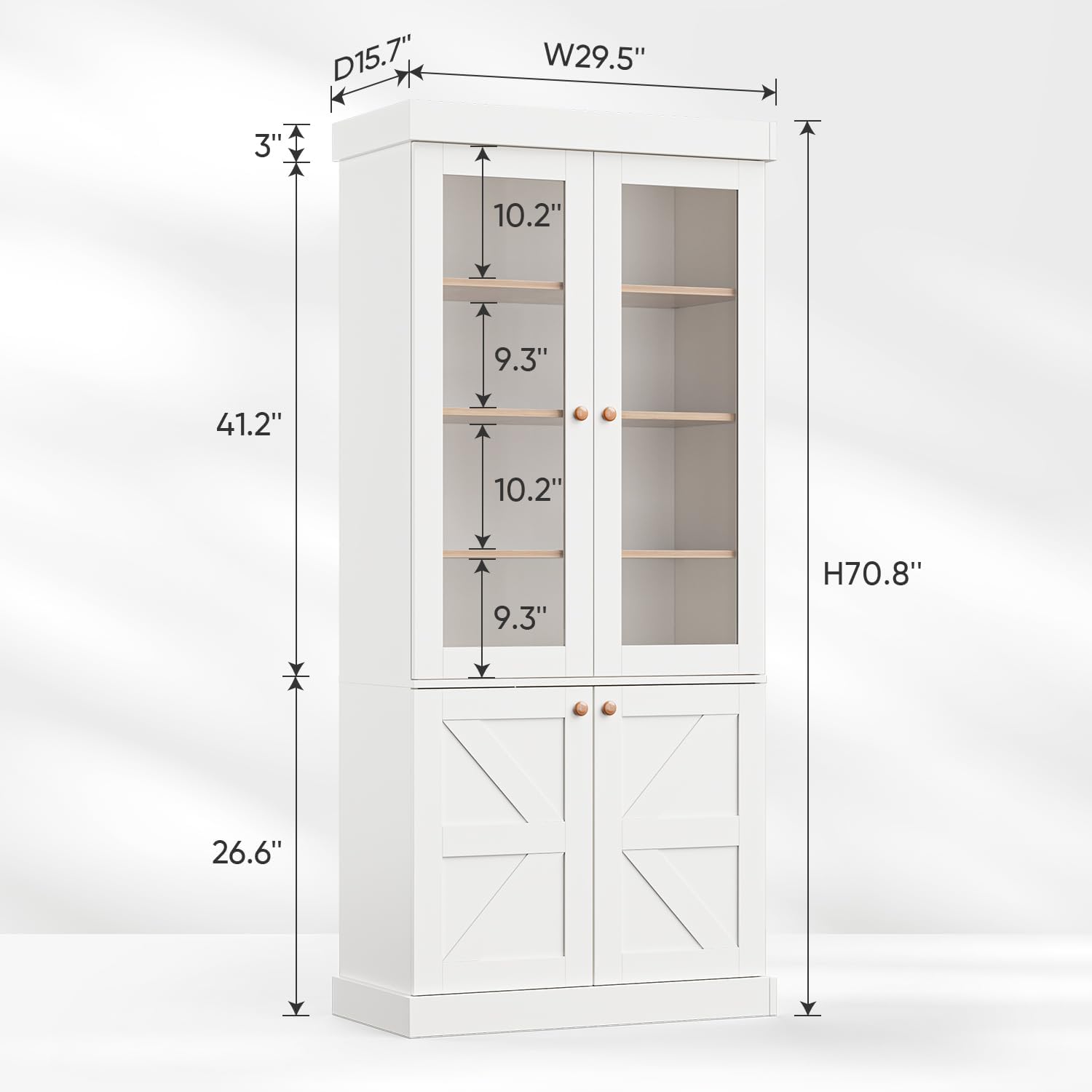 خزانة عرض كتب طويلة بتصميم الم - مراجعة Credenza Office Storage وسعره