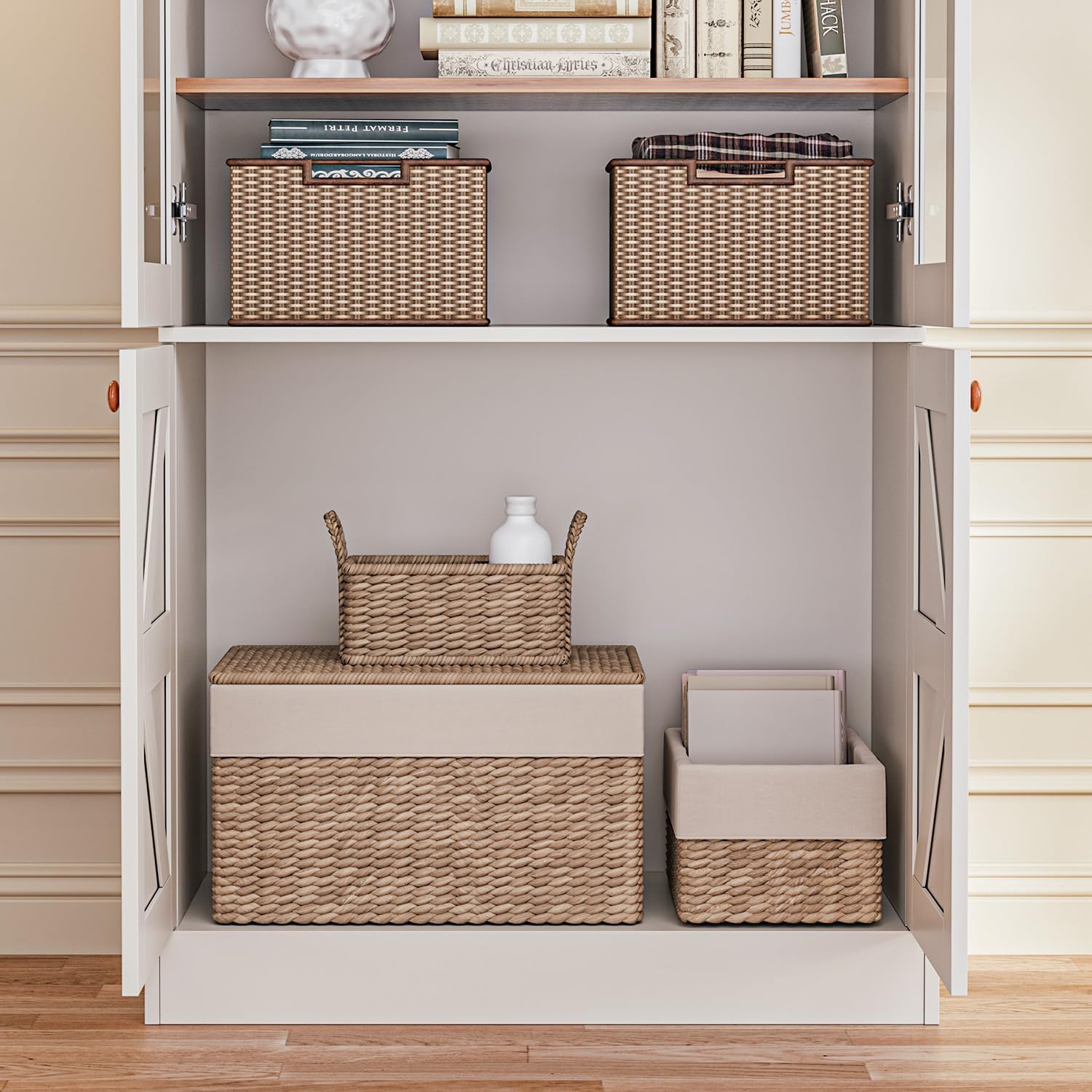 خزانة عرض كتب طويلة بتصميم الم - مراجعة Credenza Office Storage وسعره