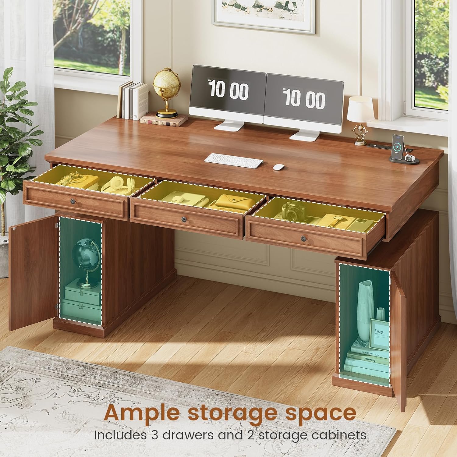 مكتب كهربائي قابل للتعديل الار - مراجعة Office Furniture Custom وسعره